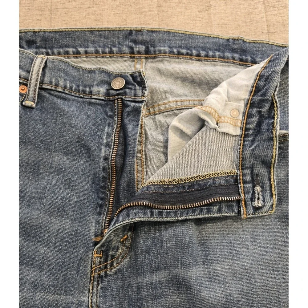 Men's Jeans Levi's 559 Denim Relaxed Straight Medium Wash Distressed 40